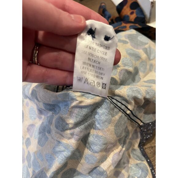 Visconti Men’s Long Sleeve Button-Up Shirt – Size Large – Brown/Blue Polka Dot - Picture 8 of 11